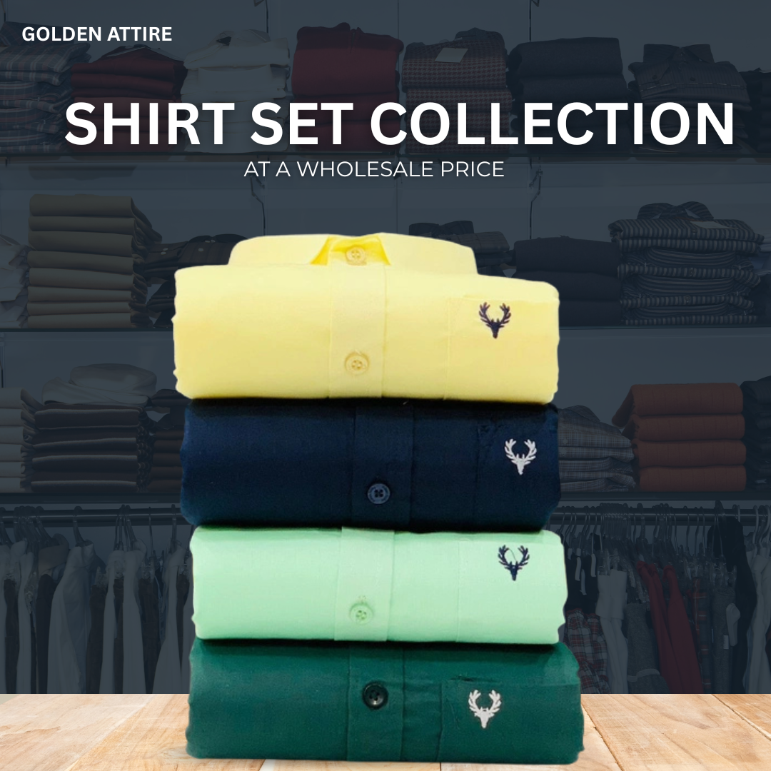 Branded Everyday Formal Shirt Collection (Combo of 4)