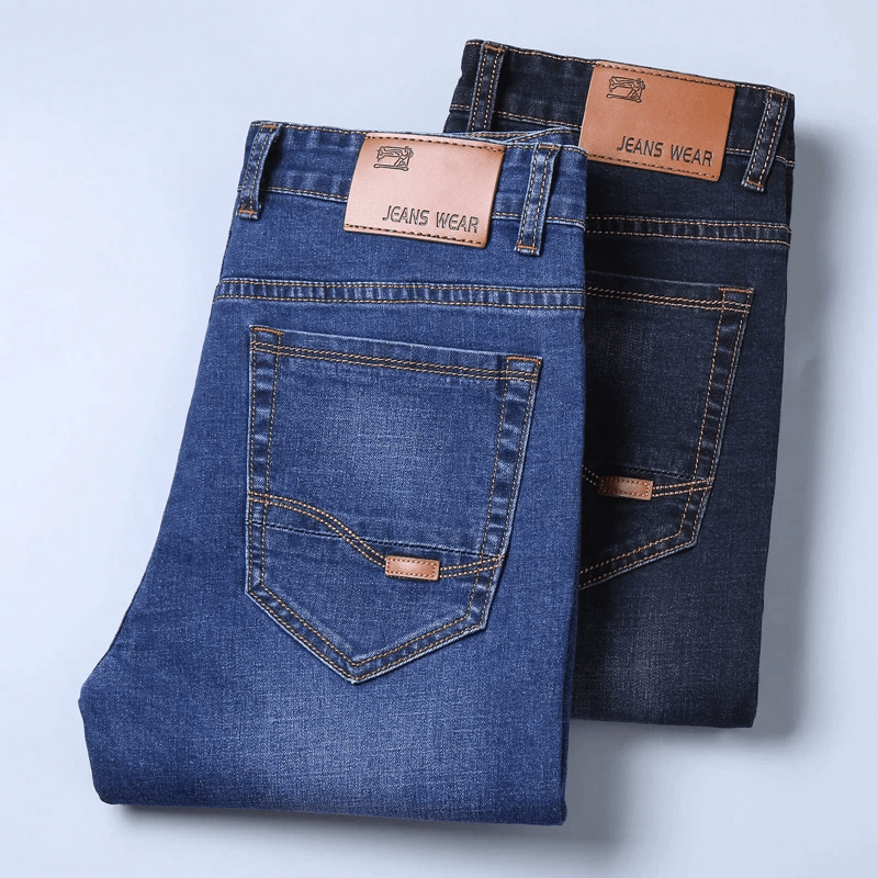 STRETCH STRAIGHT SLIM FIT MEN'S Denim JEANS (PACK OF 2)