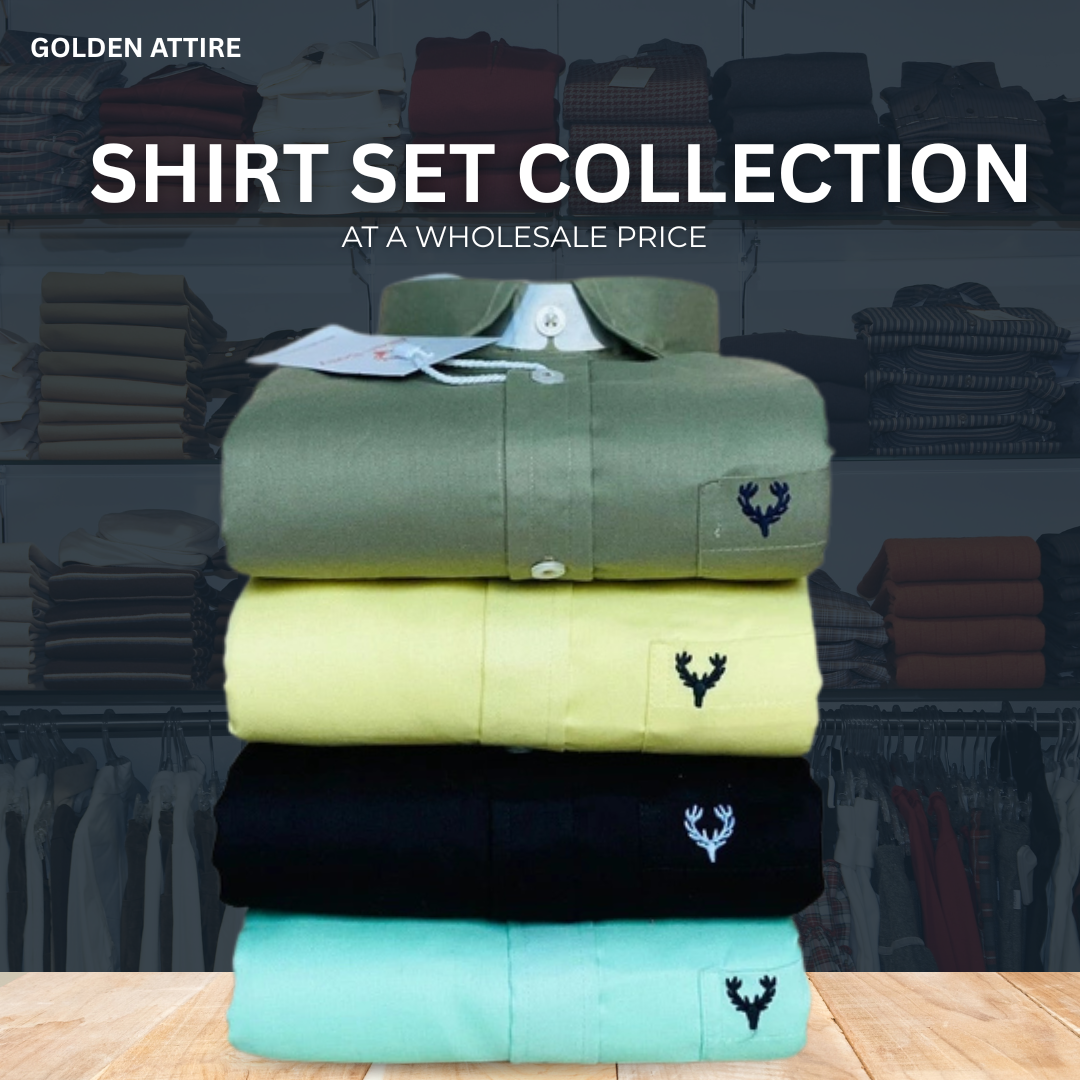 Branded Everyday Formal Shirt Collection (Combo of 4)
