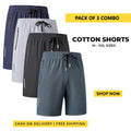 Men's Premium Stretch Shorts - Pack of 3