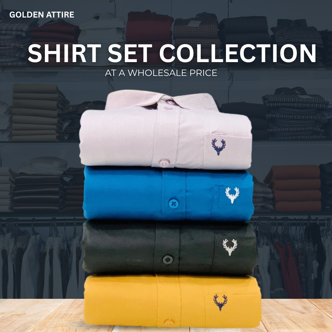 Branded Everyday Formal Shirt Collection (Combo of 4)