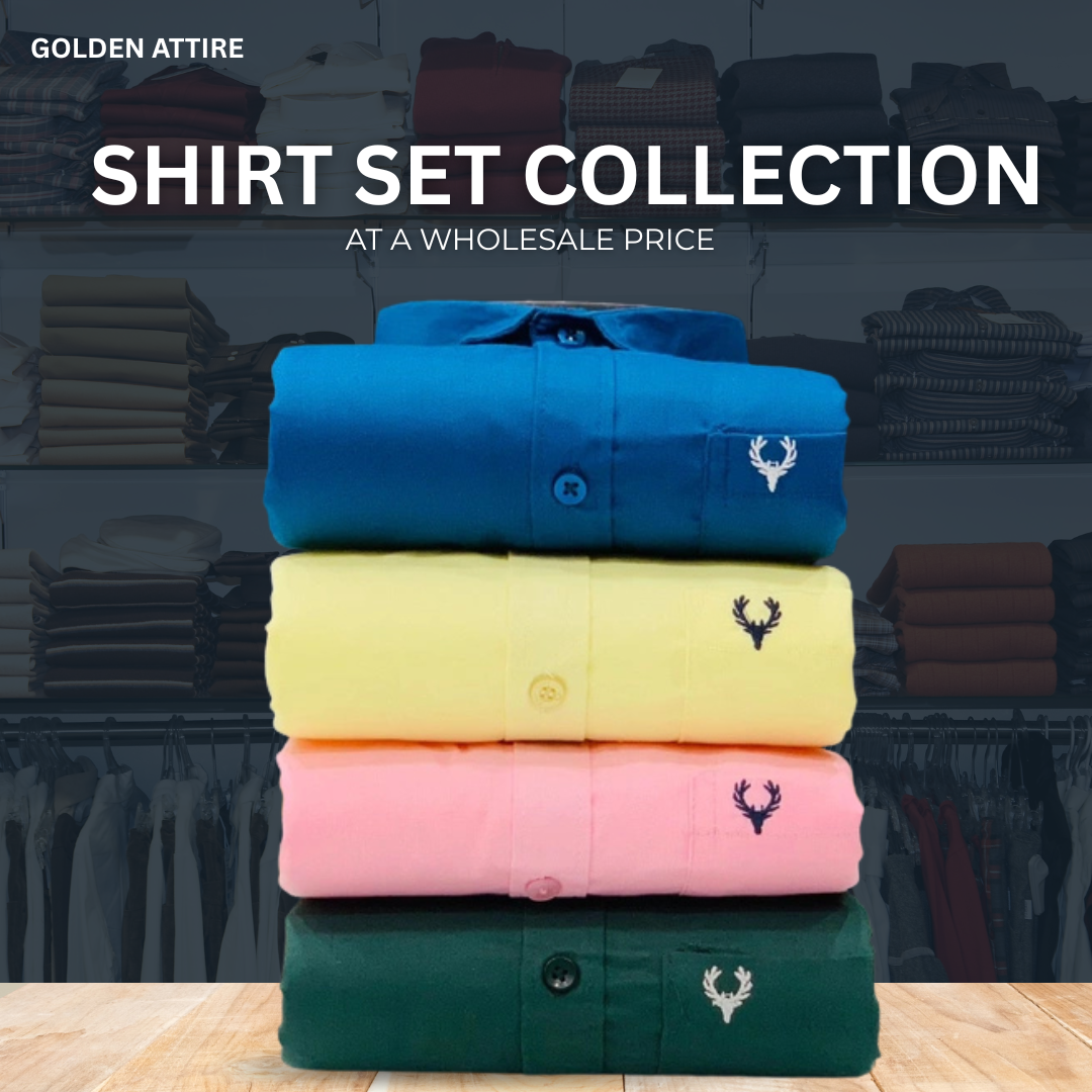 Branded Everyday Formal Shirt Collection (Combo of 4)
