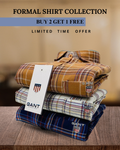 Golden Attire Men Shirt – Everyday Formal Collection | BUY 2 GET 1 FREE