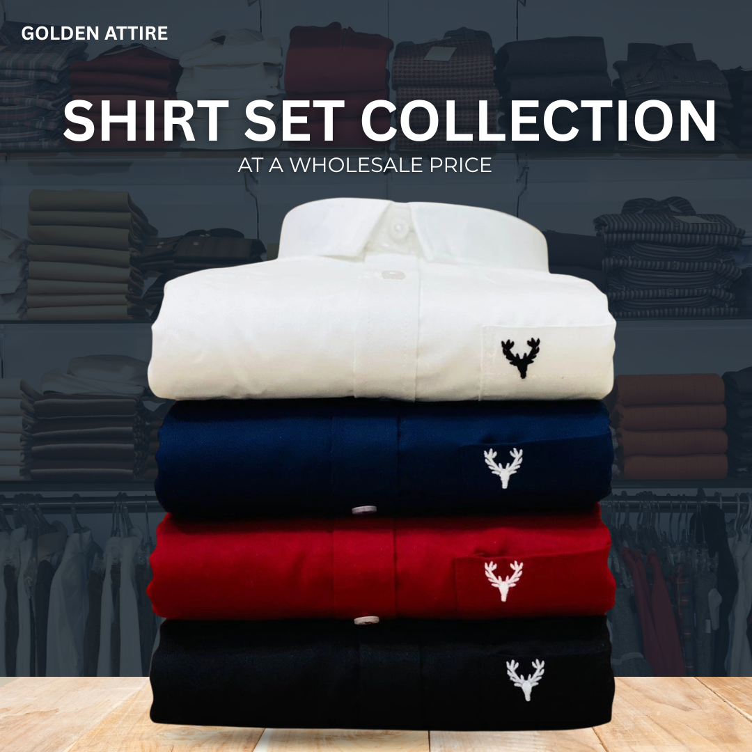 Branded Everyday Formal Shirt Collection (Combo of 4)