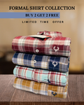 Branded Everyday Formal Shirt Collection (Combo of 4)