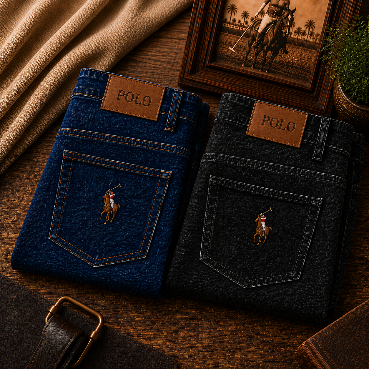 Men's RL Premium Denim Jeans (Pack of 2 )