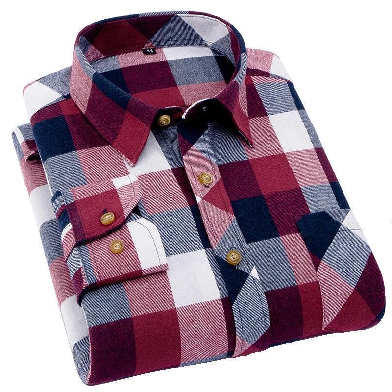 Checkred Premium Cotton Casual Shirts Pack Of 3