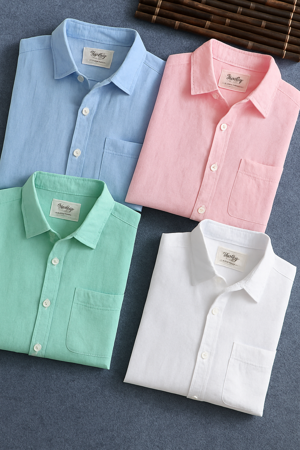 Men's Premium Line Linen Shirts (Combo Of 4)