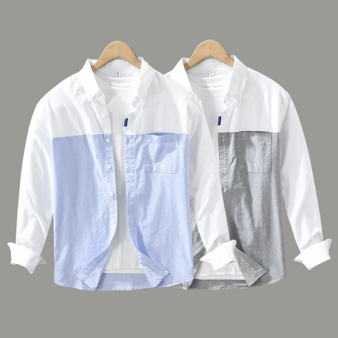 Men’s Premium Cotton Designer Shirt – Pack of 2