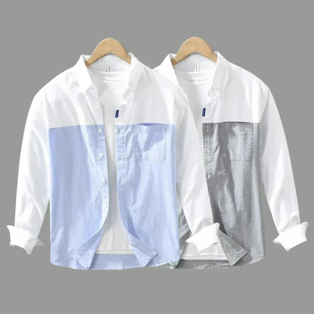 Men’s Premium Cotton Designer Shirt – Pack of 2