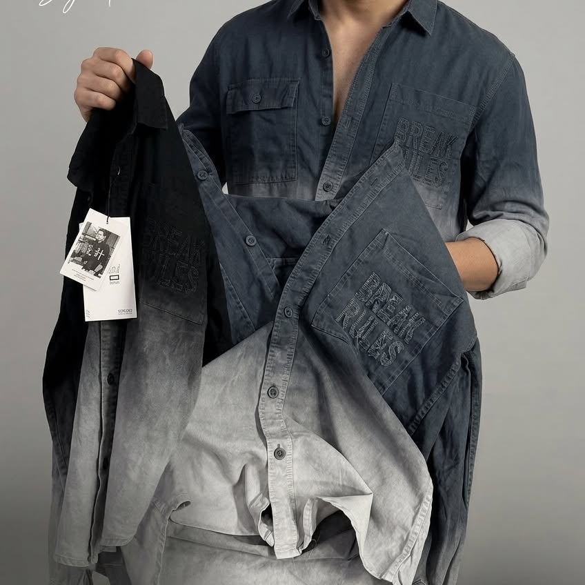 Men’s Premium Cotton Designer Shirt – Pack of 2