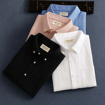 Men's Premium Line Linen Shirts (Combo Of 4)