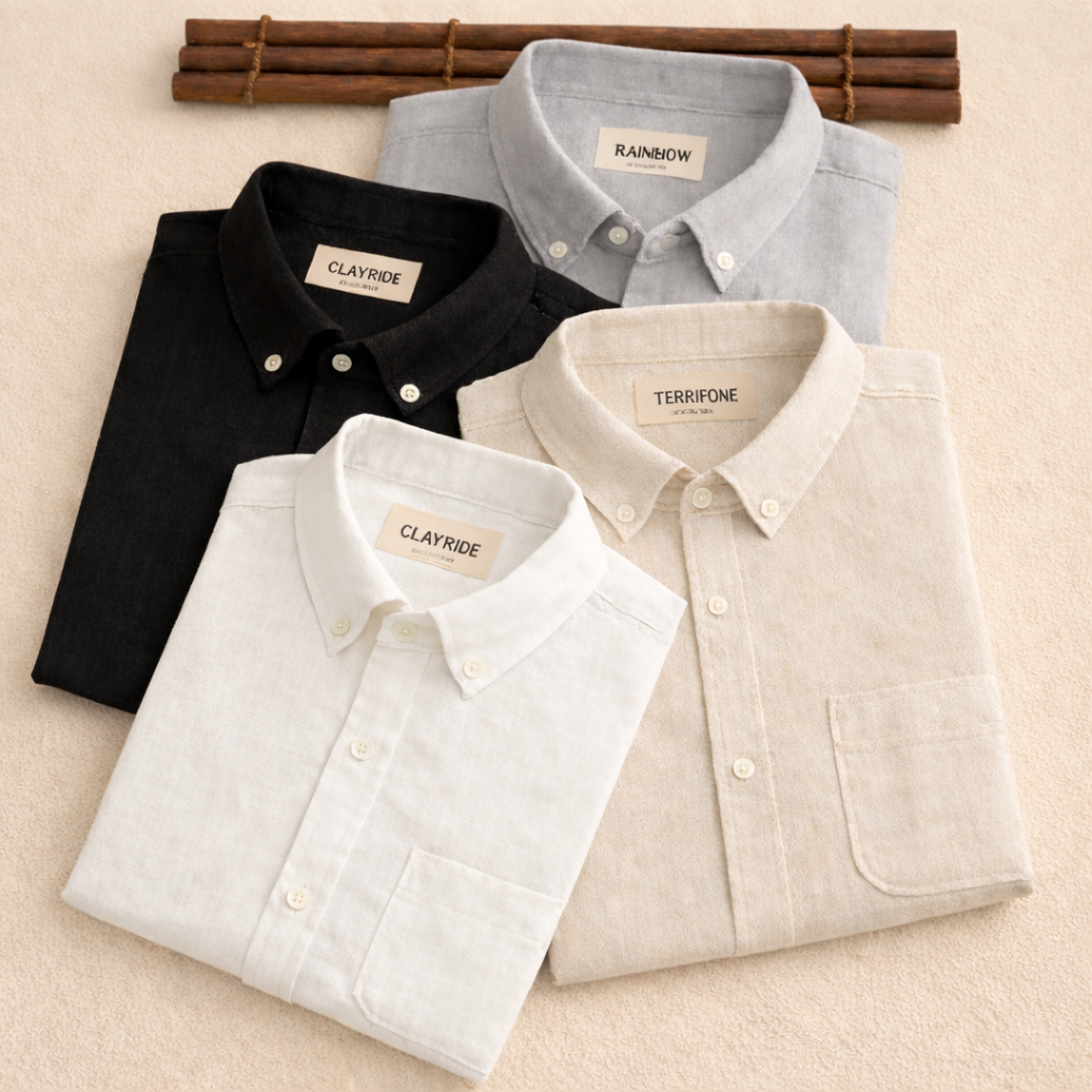 Men's Premium Line Linen Shirts (Combo Of 4)