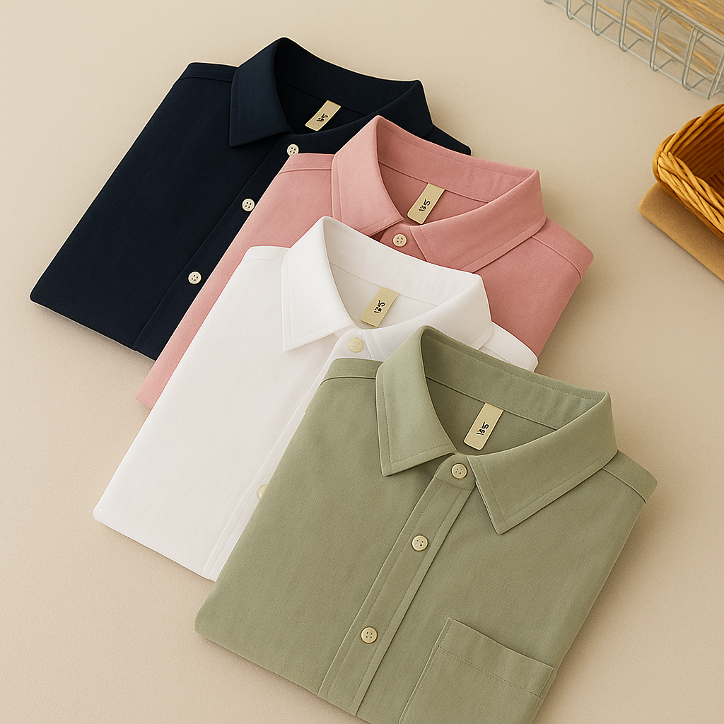 Mens Casual Long Sleeve Shirt Collection ( Combo of 4 )