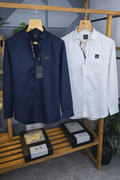 Men’s Premium Cotton Designer Shirt – Pack of 2