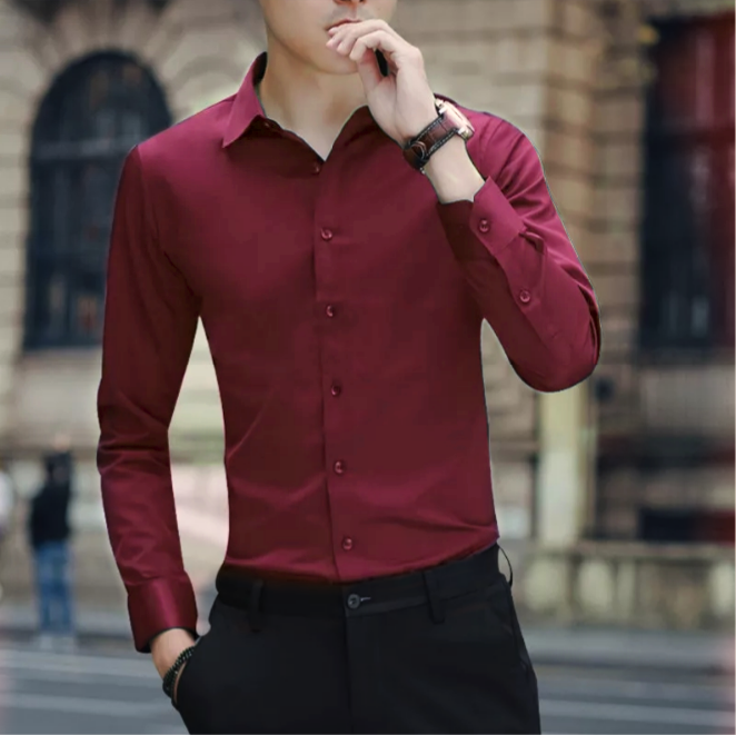 Navy, Pink , Maroon and Blue  Premium Cotton Casual Shirts Pack Of 3