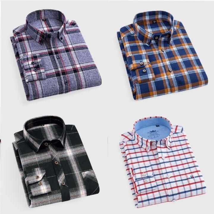 Branded Everyday Casual Shirt Collection (Combo of 4)