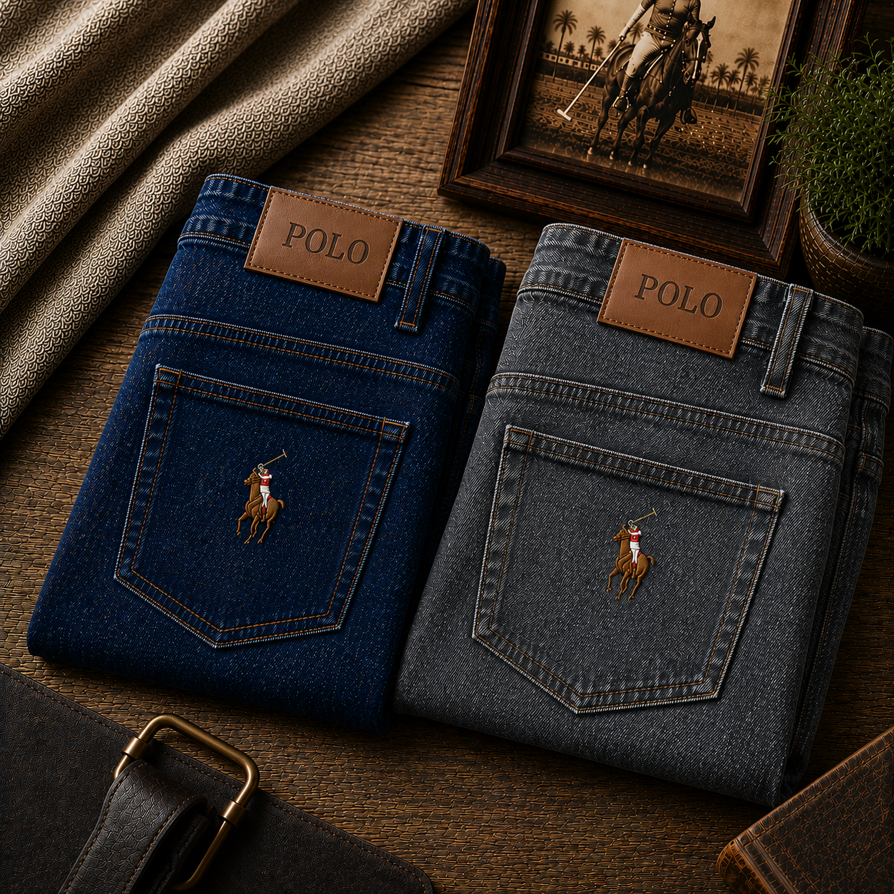 Men's RL Premium Denim Jeans (Pack of 2 )